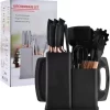 Kit De Utensilios De Cocina De Silicona  Con Juego De Cuchillos - Imagen 3