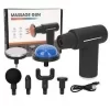 Masajeador Fascial  Y Muscular GUN 4cabezales 6 Niveles