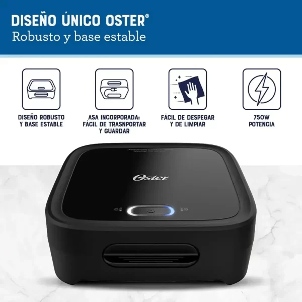 Sanduchera OSTER Compacta  Negra